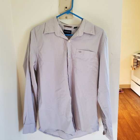 Dockers long sleeve button-down shirt medium - Picture 2 of 4